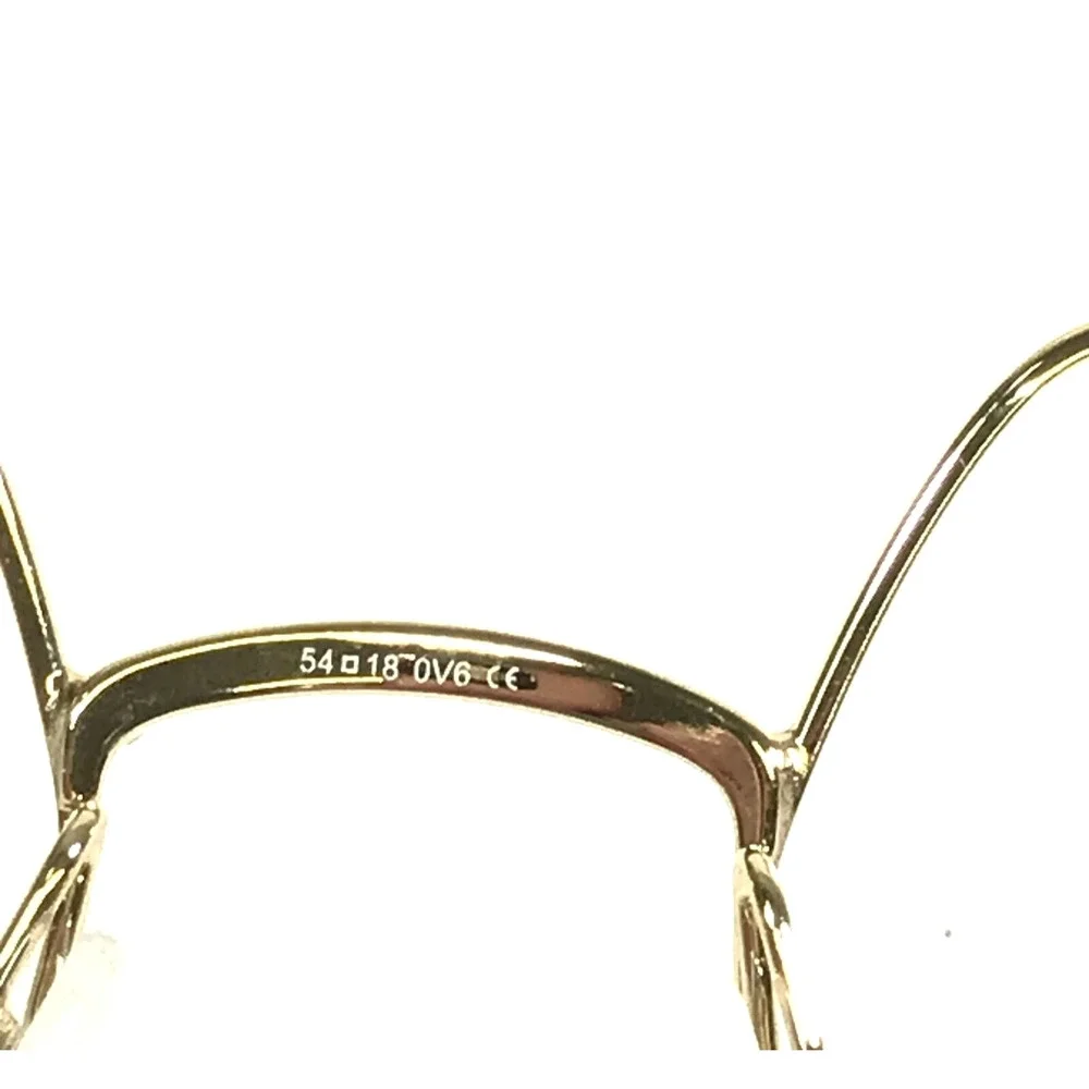 Marc Jacobs Eyeglasses Frames MARC 507 RHL Black Gold Square Wire Rim 54-18-145 - Picture 11 of 13